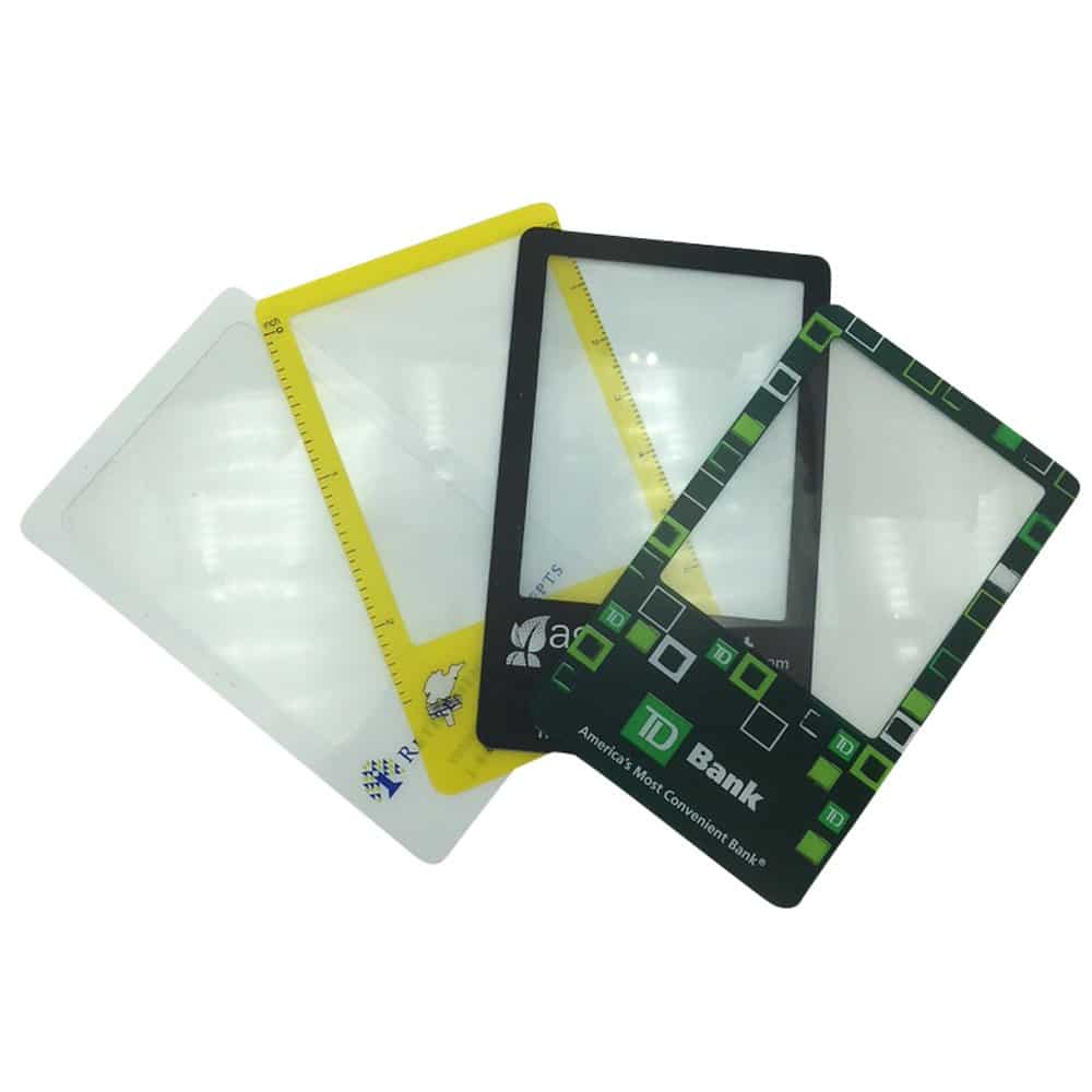 Ultradünne Kreditkarte Lupe, 3X Tasche Fresnel-Linse für Brieftasche & Geldbeutel - Eleroyal Lupe