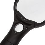 Echt Optisch Glas LED Vergrootglas (3X 45X) - Vervormingsvrij Handloep met UV-licht - Eleroyal Vergrootglas