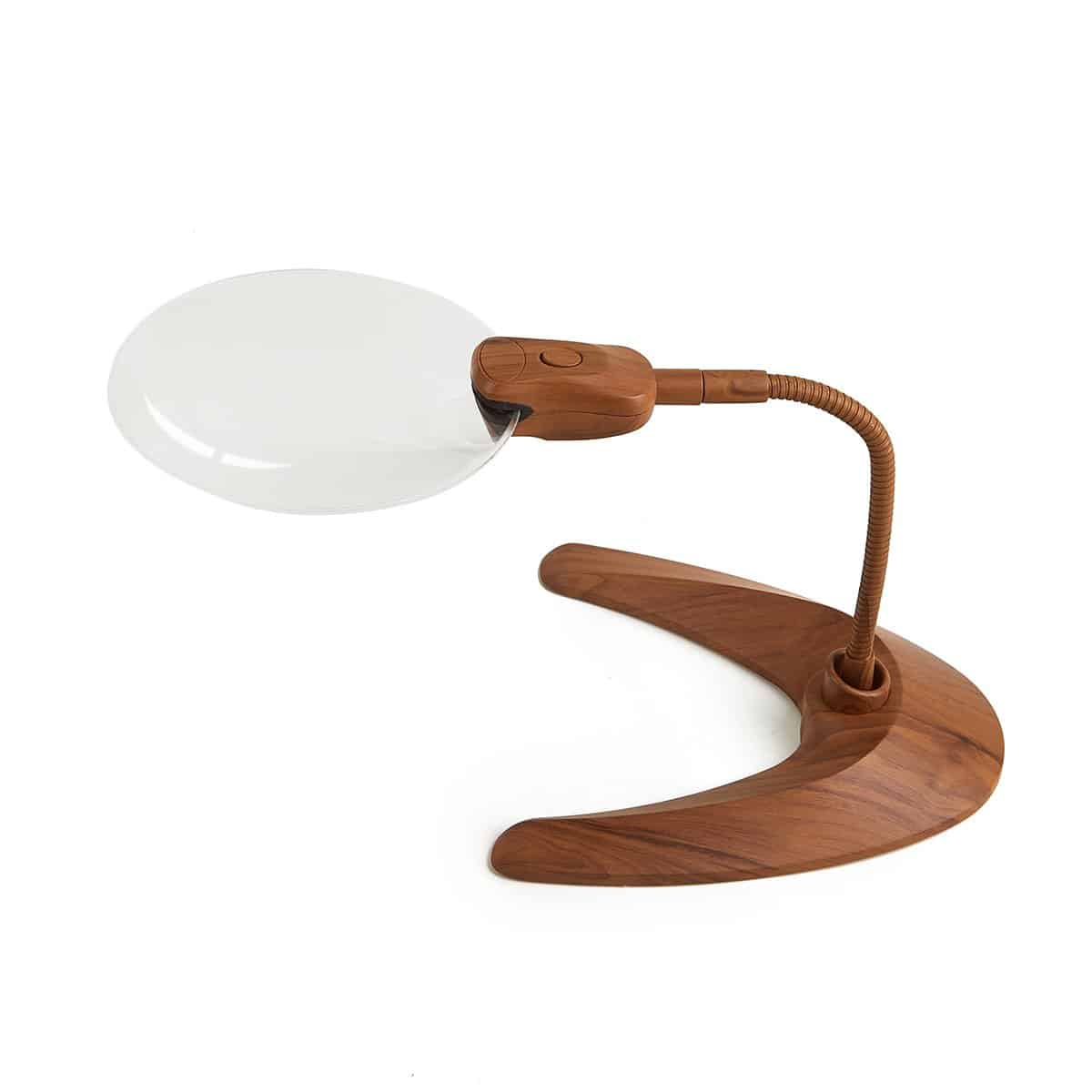 Loupe de lecture LED de table moderne, lampe loupe 1,5X pour personnes âgées et malvoyantes - Loupe Eleroyal
