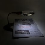 Modern Tabletop LED Reading Magnifier, 1.5X Large Lens Magnifying Lamp for Seniors and Low Vision - Eleroyal Magnifier