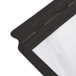 A4 Large Flat Magnifying Sheet with Vinyl Frame, 3X Full Page Reading Aid - Eleroyal Magnifier