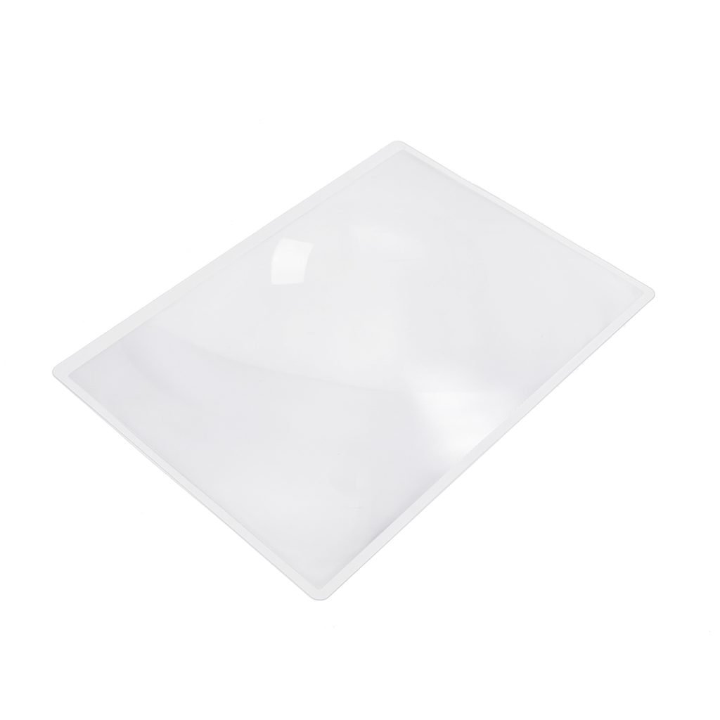 A4 Full Page Magnifying Lens 297x210mm, Ultra-Thin Large Fresnel Sheet - Eleroyal Magnifier