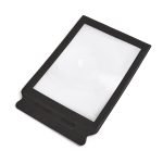 A4 Large Flat Magnifying Sheet with Vinyl Frame, 3X Full Page Reading Aid - Eleroyal Magnifier