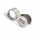 10X Full Metal Folding Pocket Jewelry Loupe, Professional Triplet Optical Glass Magnifier - Eleroyal Magnifier