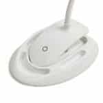 Wiederaufladbare 3X 8X flexible Vergrößerungslampe, dimmbare 6 LED Clip-on Leselampe für Handarbeit & Nähen - Eleroyal Lupe