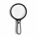 Extra Large 5.3" Handheld LED Magnifying Glass (3X 10X) - Jumbo 135mm Illuminated Reading Lens with 4 LEDs - Eleroyal Magnifier