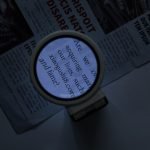 6X Convertible Stand Magnifying Glass - Foldable Tabletop Magnifier with LED Ring Light - Eleroyal Magnifier