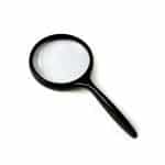 Classic 5X Round Handheld Magnifier - Plastic Reading Glass for Student Kits & Promotional Giveaways - Eleroyal Magnifier