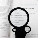 High Power Handheld Magnifying Glass (2.5X 25X 55X) - Multi-Lens LED Jeweler Loupe with UV Detector - Eleroyal Magnifier