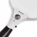Loupe LED extra large (3X 4.5X 25X) - Lentille de poche illuminée pour la lecture et l'inspection - Loupe Eleroyal
