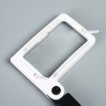 Foldable Rectangular Reading Magnifier with 16 COB Lights | 3.5X Low Vision Aid - Eleroyal Magnifier