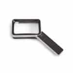 Loupe Rectangulaire Rechargeable avec 6 LEDs Dimmable | Aide à la lecture en basse vision - Loupe Eleroyal