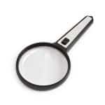 Extra Large 4.33" Round Handheld Magnifier 2.5X/10X with 4 LEDs - Eleroyal Magnifier