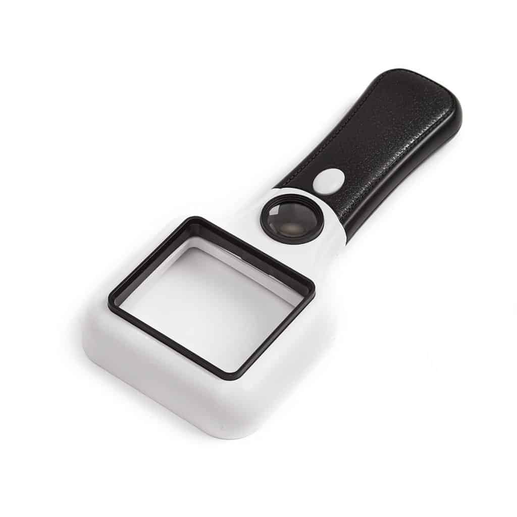 5X/45X High Power Handheld Magnifier with UV Light | Currency & Jewelry Inspection Tool - Eleroyal Magnifier