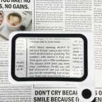 Foldable Rectangular Reading Magnifier with 16 COB Lights | 3.5X Low Vision Aid - Eleroyal Magnifier