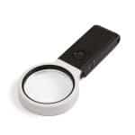 6X Convertible Stand Magnifying Glass - Foldable Tabletop Magnifier with LED Ring Light - Eleroyal Magnifier