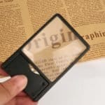 Ultra-Lightweight 3X Name Card Magnifier with LED | Portable Lens - Eleroyal Magnifier