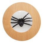 Portable Nature Bug Viewer with Natural Wood Lid, 5X Magnifying Specimen Jar for Montessori Learning - Eleroyal Magnifier