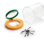 Insect Jar Bug Viewer with 3X/5X Magnifying Lid, Educational Nature Collecting Kit for Children - Eleroyal Magnifier