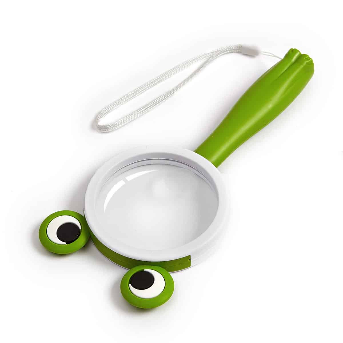 Loupe portable pour enfants sur le thème de la grenouille pour l'exploration en plein air, outil d'étude de la nature 5X/10X - Loupe Eleroyal