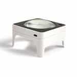 Rechargeable LED Desktop Magnifier 3X Hands-free Magnifying Glass for Reading & Close Work - Eleroyal Magnifier