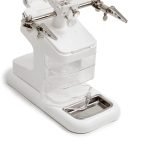 Pro LED Lighted Helping Hands Soldering Station, 3X 4.5X 25X High-Power Multi-Lens Magnifier with Clamp - Eleroyal Magnifier