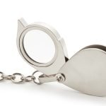 10X Zinklegierung faltbare Juwelier Lupe mit Schlüsselanhänger | Portable Inspektion Werkzeug - Eleroyal Lupe