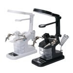 Pro LED Lighted Helping Hands Soldering Station, 3X 4.5X 25X High-Power Multi-Lens Magnifier with Clamp - Eleroyal Magnifier