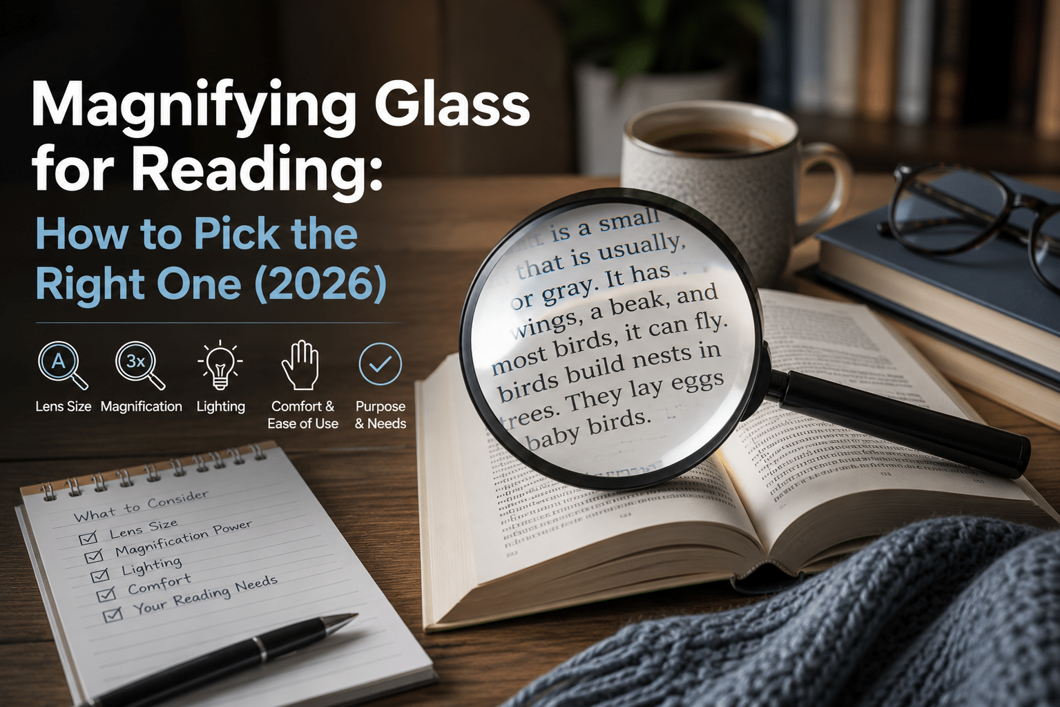Magnifying Glass for Reading: How to Pick the Right One (2026) - Eleroyal Magnifier