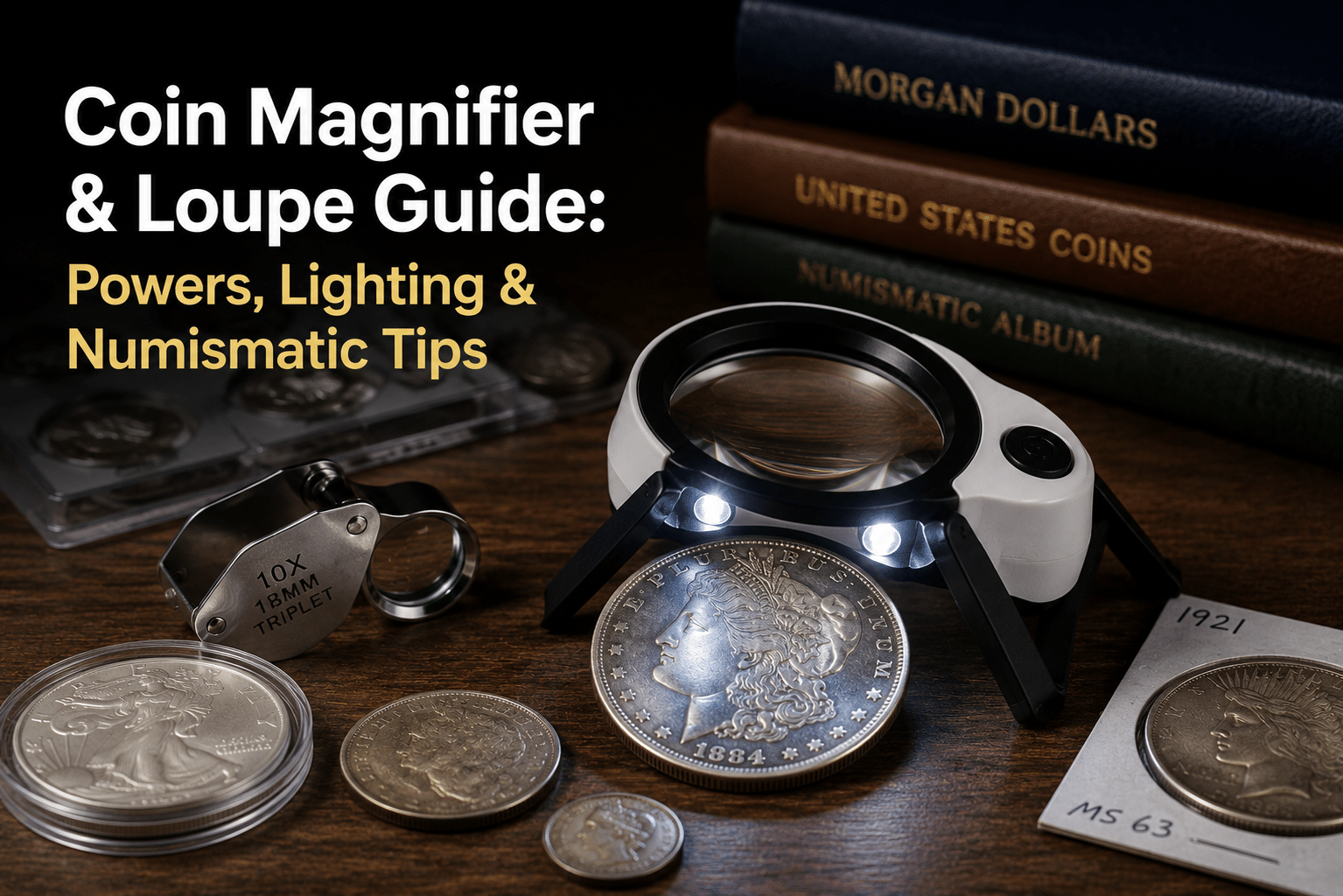 Coin Magnifier & Loupe Guide: Powers, Lighting & Numismatic Tips - Eleroyal Magnifier